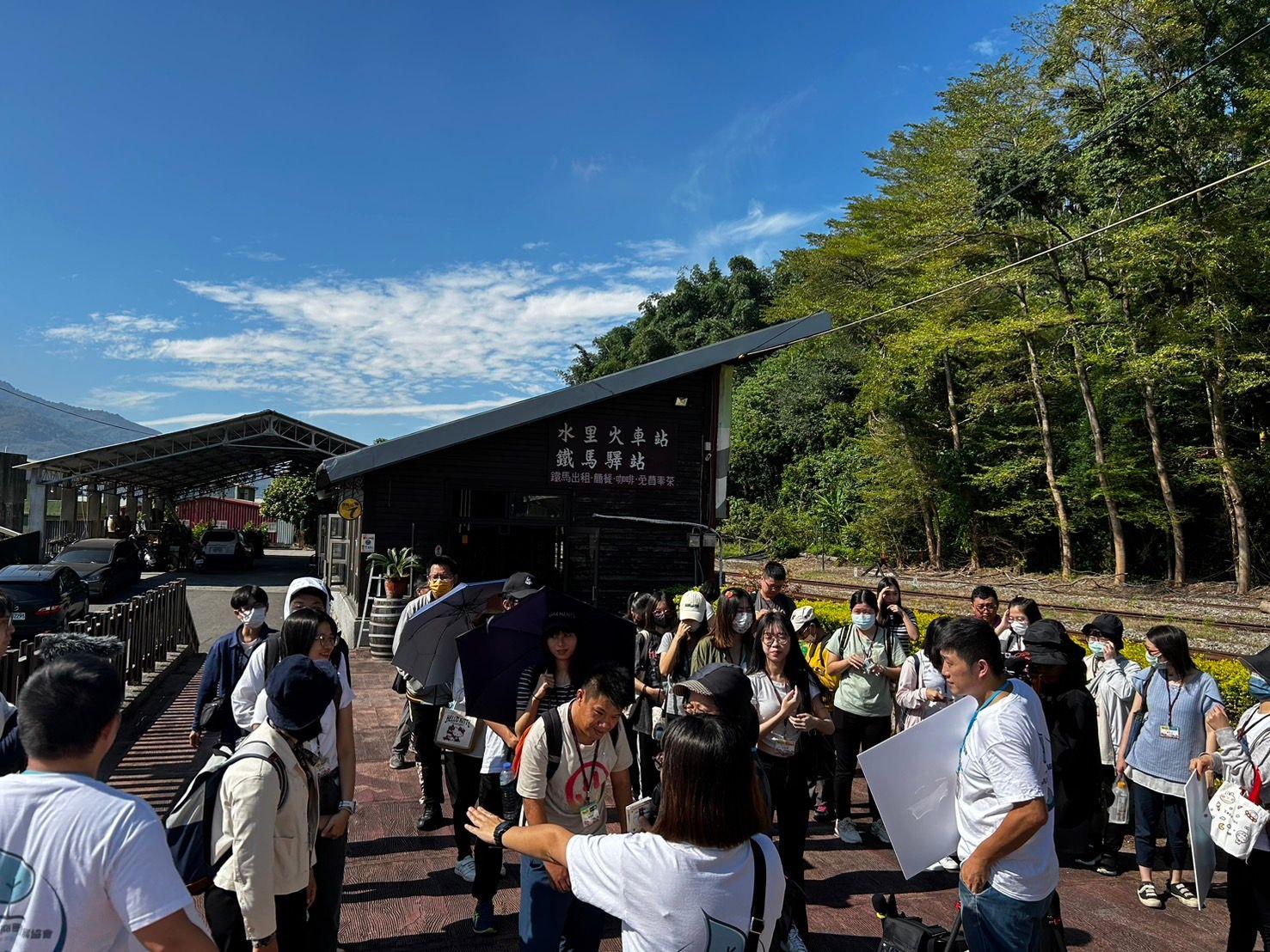 Side shot of the event opening